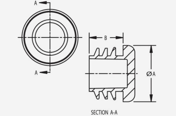 Round Tubing Inserts Diagram